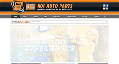 Desktop Screenshot of koiautoparts.com